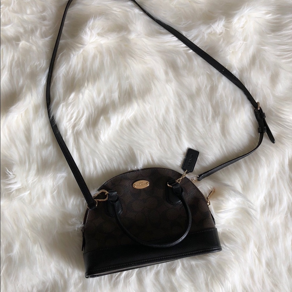 Authentic Coach Cora Dome Mini Satchel